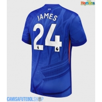 Camisa de time de futebol Chelsea Reece James #24 Replicas 1º Equipamento 2025-26 Manga Curta